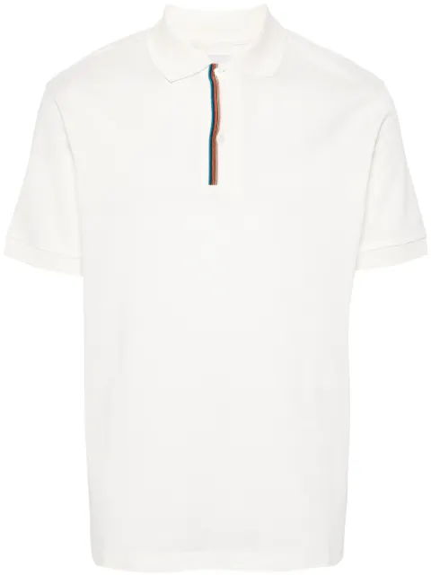 Paul Smith Signature Stripe-trim polo shirt