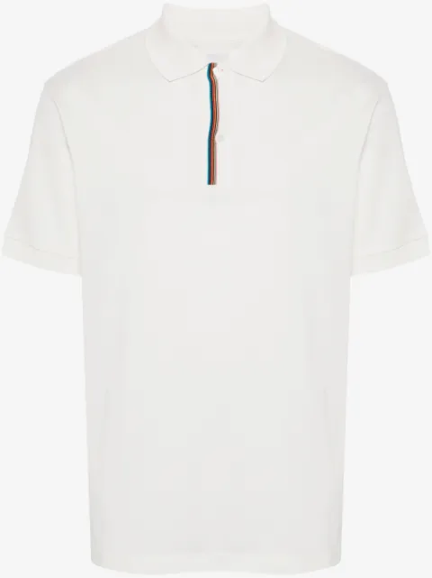 Paul Smith Signature Stripe-trim polo shirt