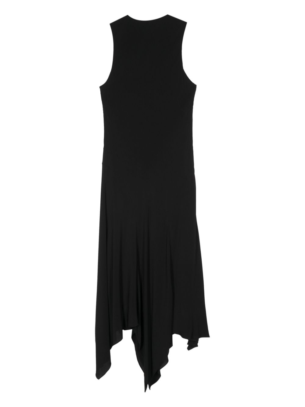 Shop Patrizia Pepe Crepe Maxi Dress In Black