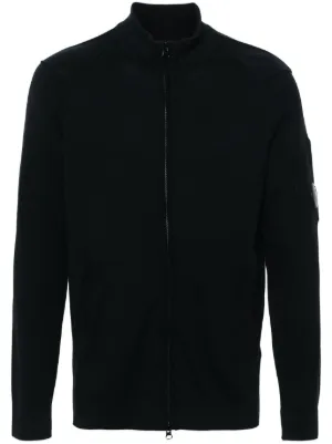 【送料&関税込】C.P. Company Black Cotton Cardigan Karl Cardigan - Black | Levi's® US