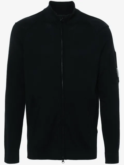 C.P. Company Lens-detail knitted cardigan