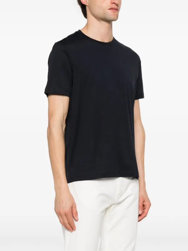 【送料&関税込】Herno Stretch Cotton Jersey T-shirt Herno Cotton Jersey T-shirt | Blue | FARFETCH