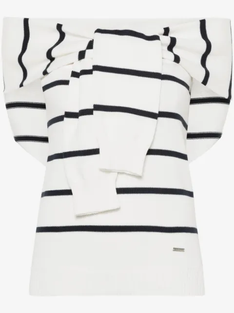 DSQUARED2 top con motivo de rayas