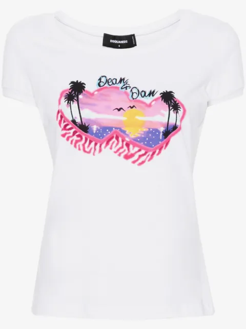 DSQUARED2 Dean & Dan cotton T-shirt