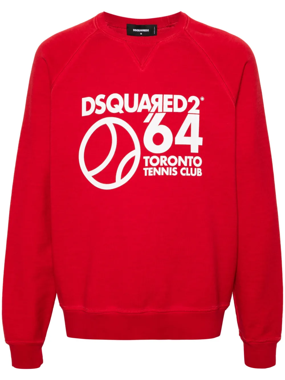 DSQUARED2 Katoenen sweater Rood