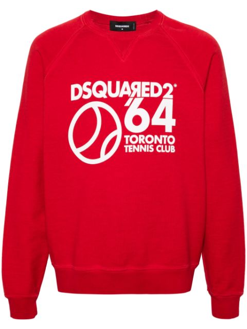 DSQUARED2 Toronto Tennis Club cotton sweatshirt Men