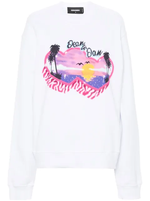 DSQUARED2 Dean & Dan cotton sweatshirt