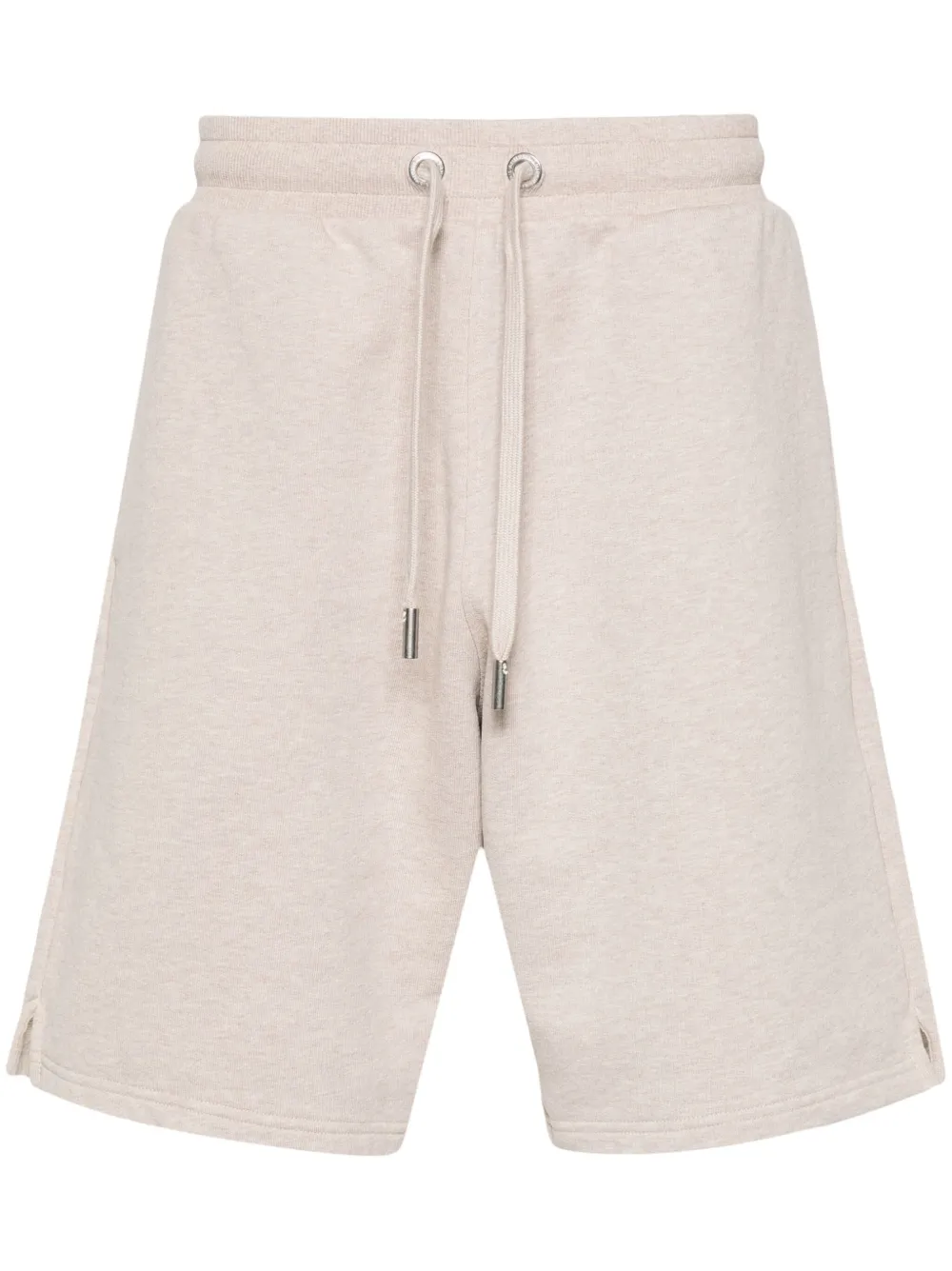 Ami Alexandre Mattiussi Ami De Coeur-motif Shorts In Neutrals