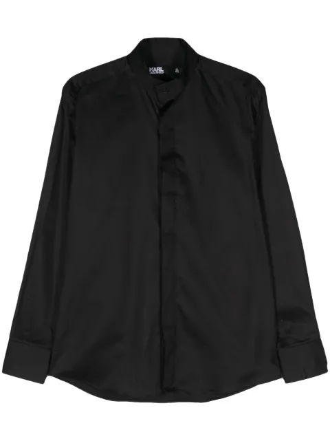 Karl Lagerfeld camisa con cuello mao