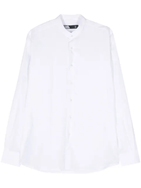Karl Lagerfeld slub-texture shirt