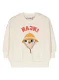 Mini Rodini Hike cotton sweatshirt - Neutrals