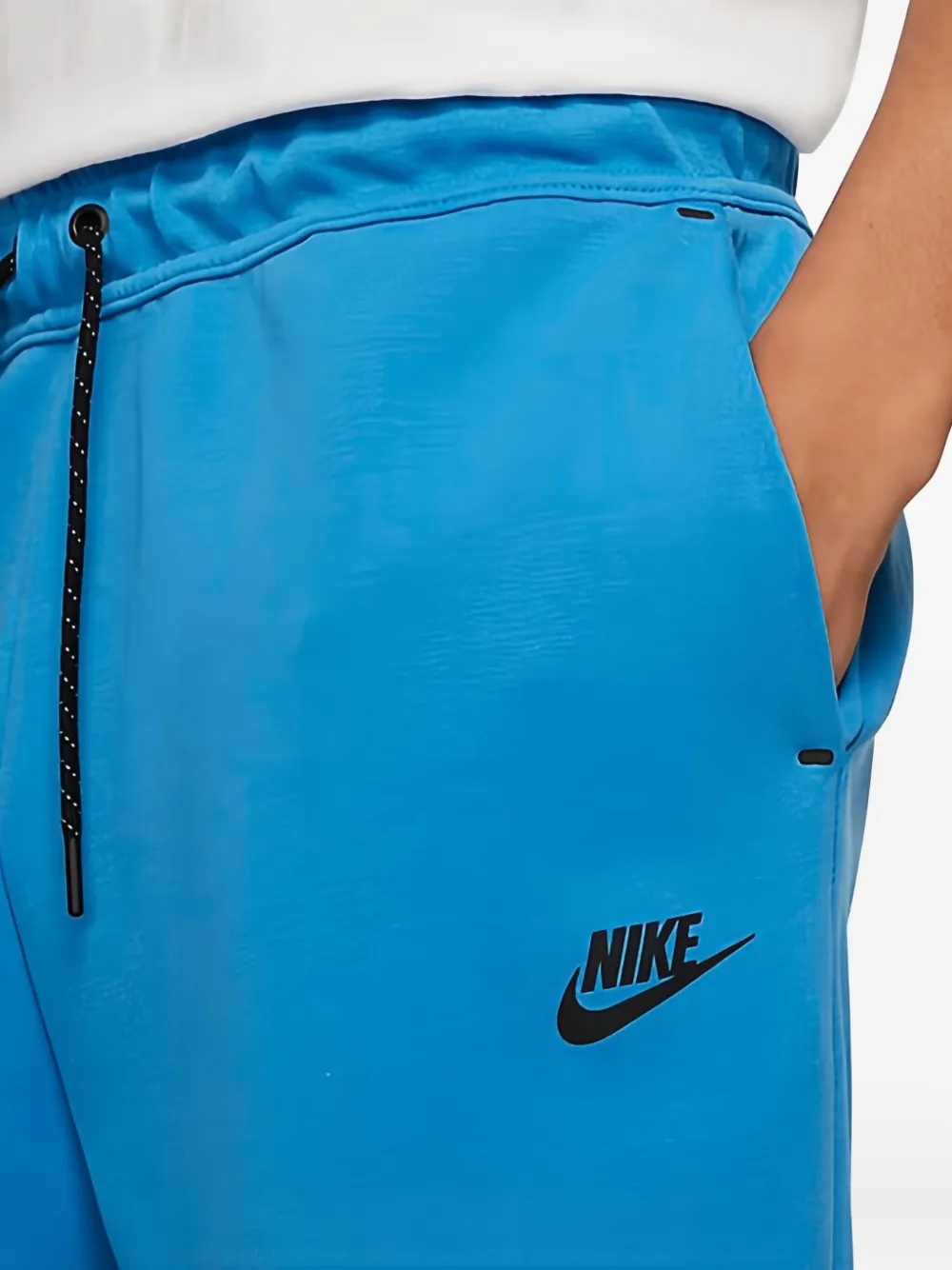 Nike Shorts met logoprint Blauw