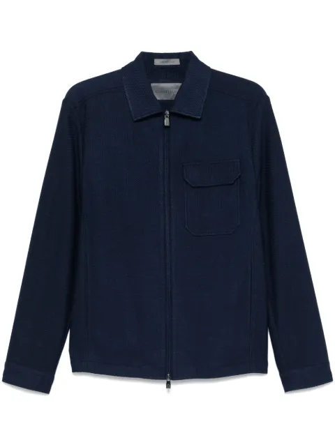Corneliani textured shirt jacket