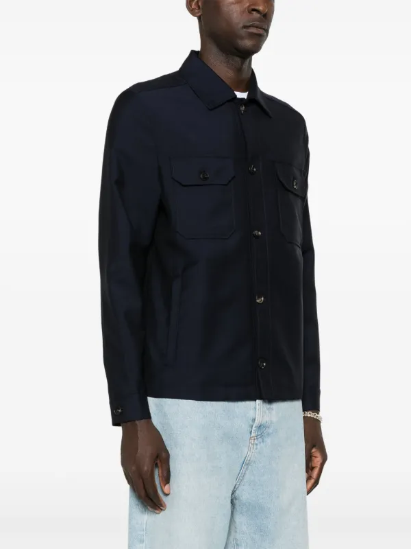 Corneliani シャツジャケット | ブルー | FARFETCH JP
