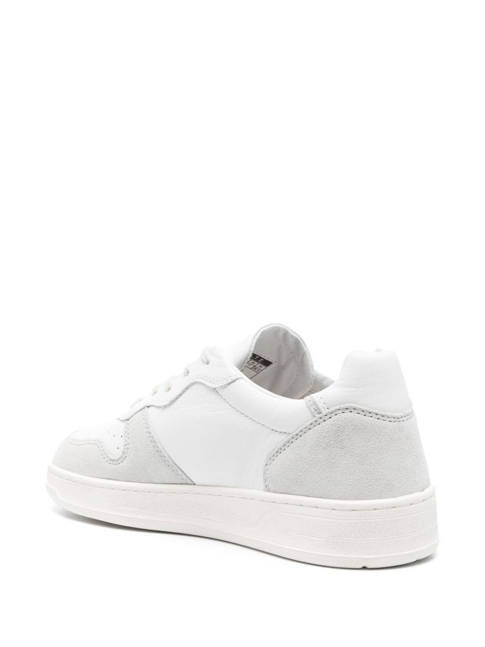 Shop Date Court Lace-up Sneakers In White