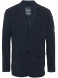 Herno Light Matt crepe blazer - Blue