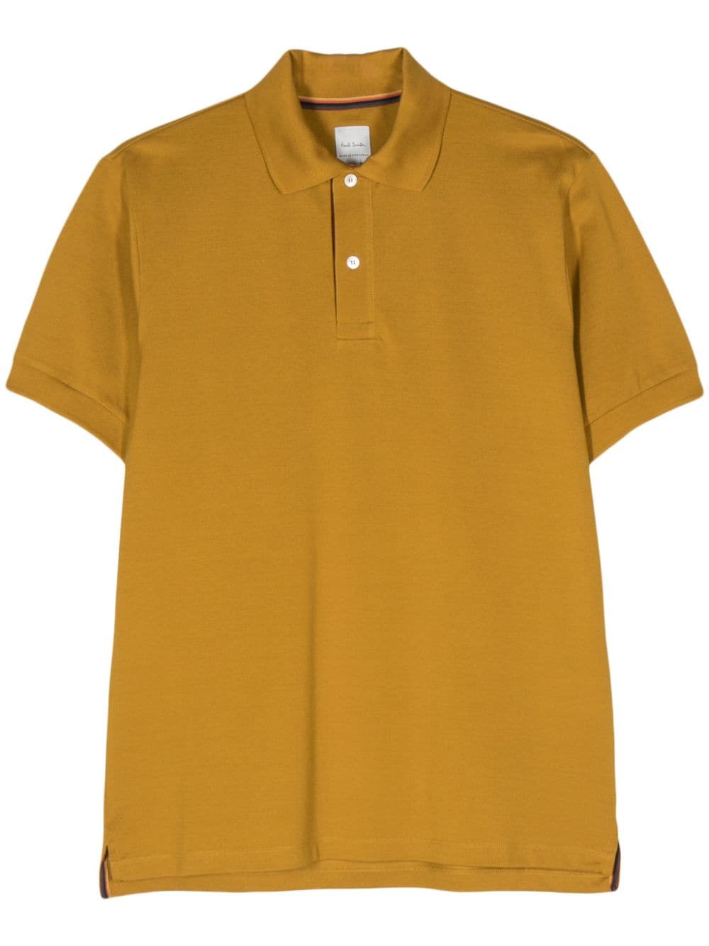 Paul Smith Cotton Polo Shirt In Yellow