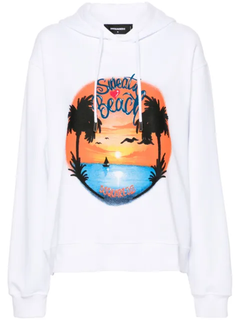DSQUARED2 Cool Fit graphic-print hoodie