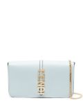 FENDI Fendigraphy leather clutch bag - Blue