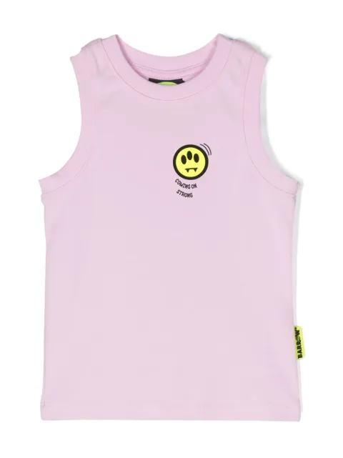 Barrow kids smiley-face tank top