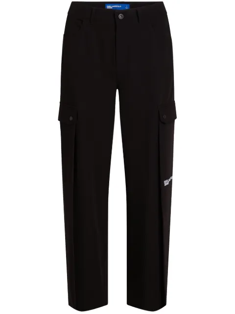 Karl Lagerfeld Jeans wide-leg cargo trousers