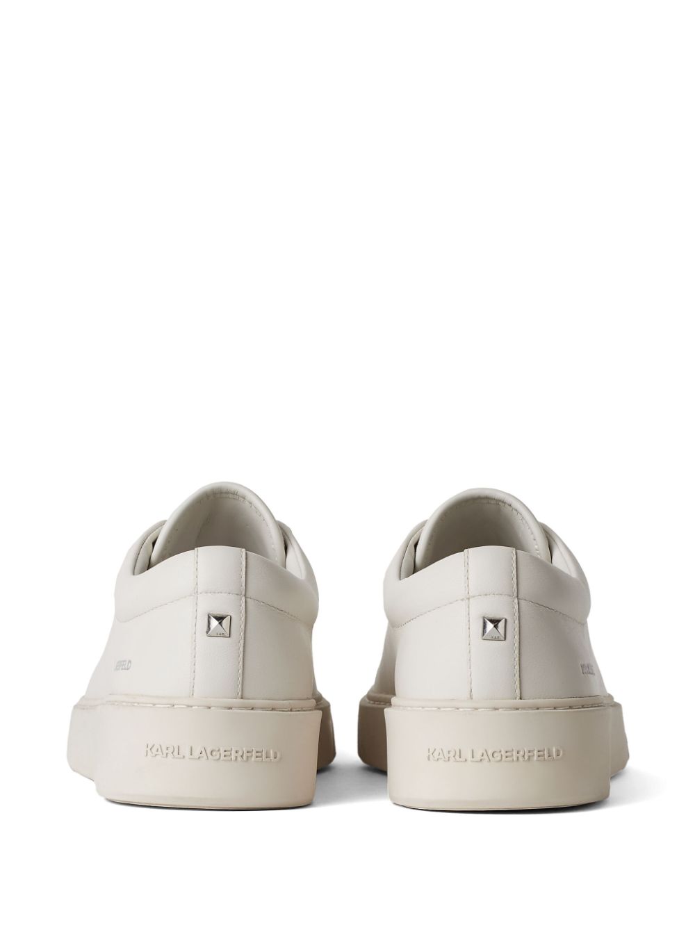 Karl Lagerfeld Flint leather sneakers White