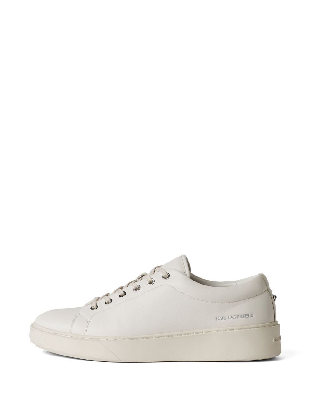 Karl Lagerfeld Flint leather sneakers White