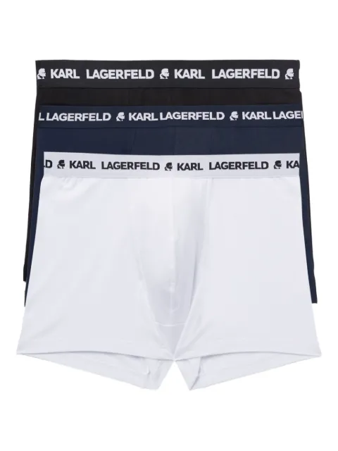 Karl Lagerfeld logo waistband boxer shorts (pack of three)