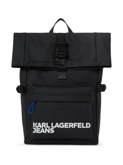 Karl Lagerfeld Jeans Logo-Rucksack mit Rollverschluss