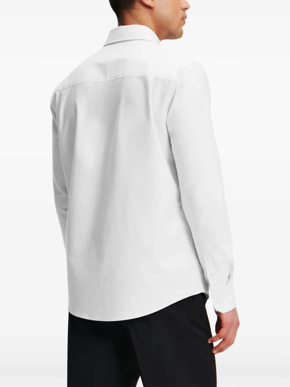 Karl Lagerfeld Overhemd met logo Wit