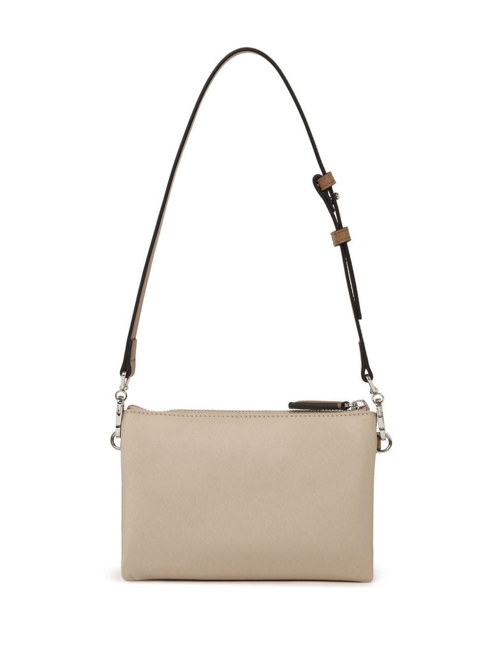 Karl Lagerfeld Schoudertas met geborduurd logo - Beige