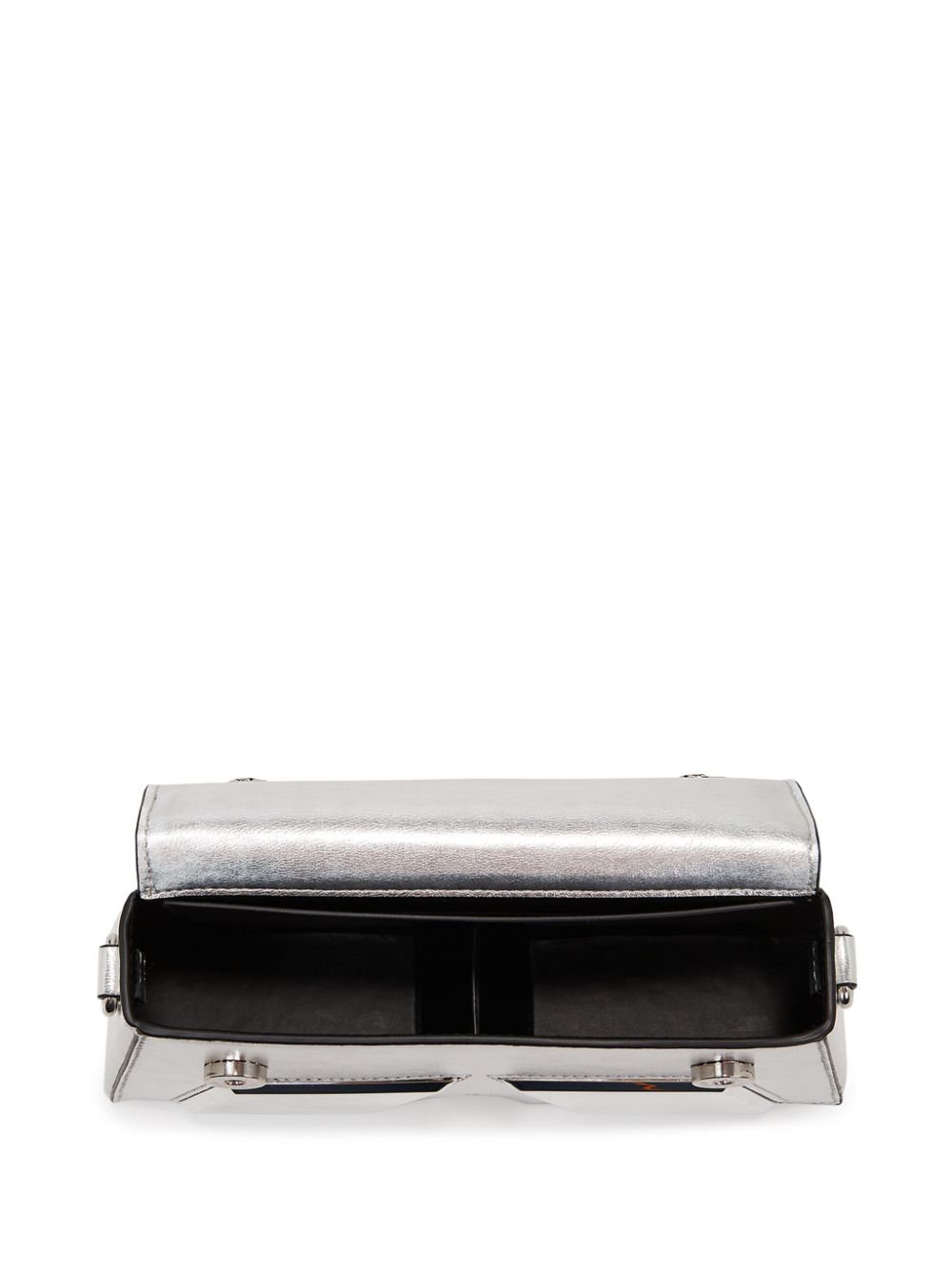 Karl Lagerfeld Ikon K metallic crossbody bag WOMEN