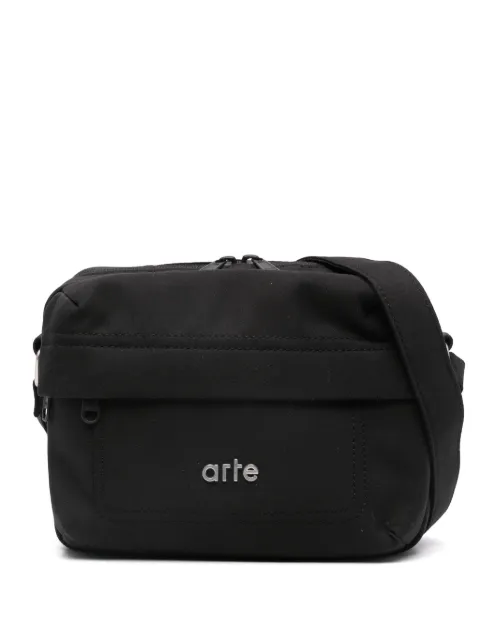 ARTE logo-lettering messenger bag