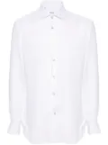 Kiton poplin linen shirt - White