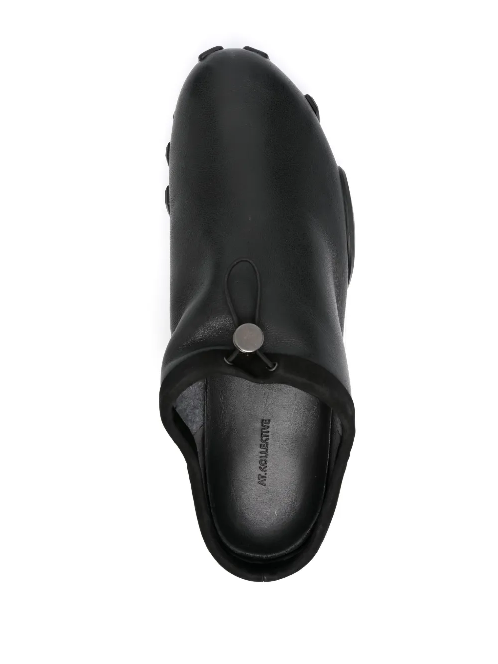 Kiko Kostadinov x AT.Kollektive Saida Slipper | Schwarz | FARFETCH DE