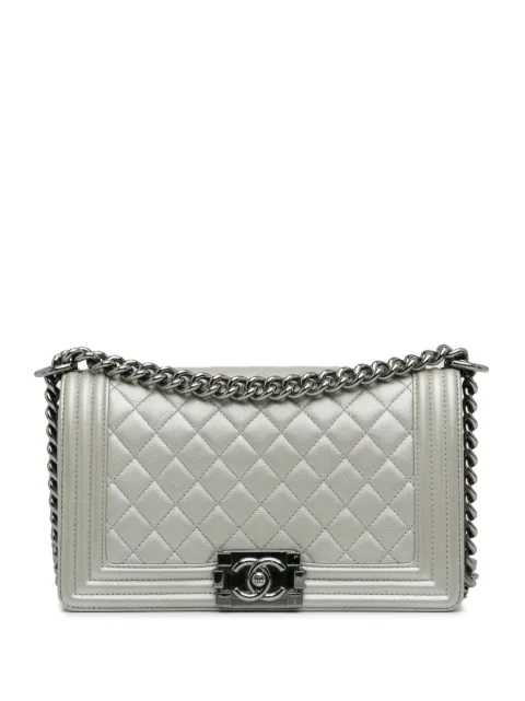 CHANEL Pre-Owned 2017-2018 medium Boy Chanel shoulder bag