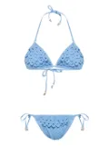 TWINSET broderie-anglaise bikini - Blue