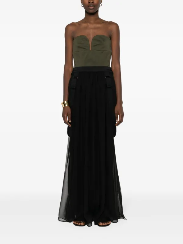 スカート Max Mara Jedy Chiffon Skirt Max Mara Jedy Chiffon Maxi Skirt | Black | FARFETCH