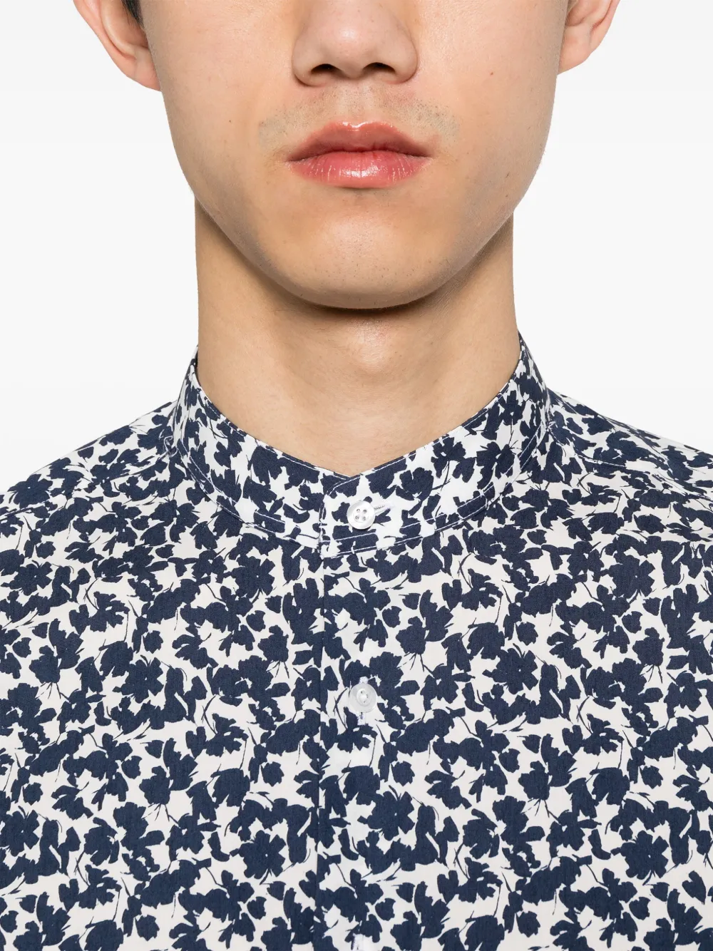 Karl Lagerfeld Overhemd met bloemenprint Wit