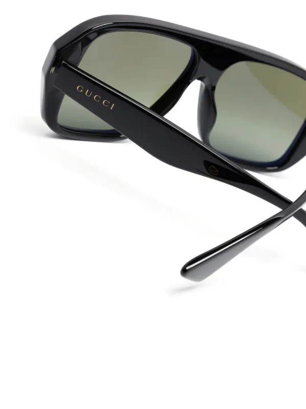 Gucci Eyewear オーバーサイズフレーム サングラス | ブラック
