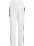 Karl Lagerfeld panelled tailored trousers - White