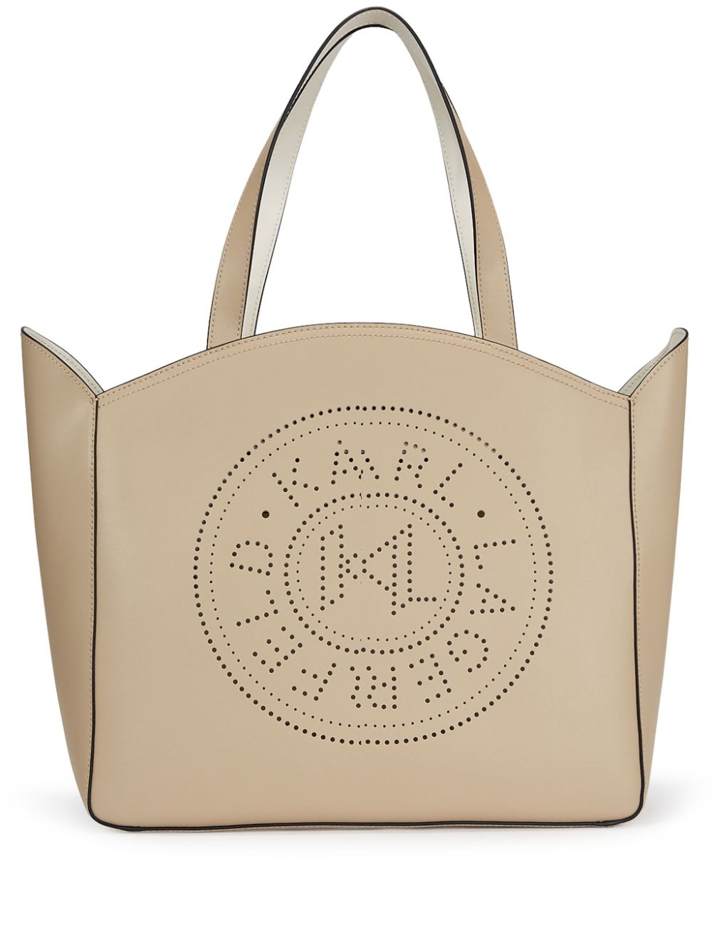 K/Circle perforated-logo tote bag