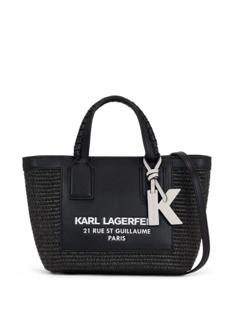 Karl Lagerfeld RSG raffia tote bag WOMEN