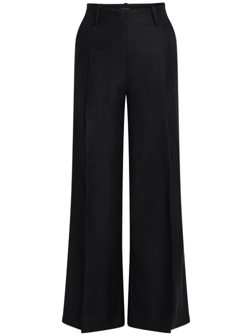 Pantalon ample à taille haute - Karl Lagerfeld - Modalova