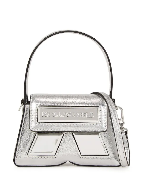 Karl Lagerfeld Ikonik Monogram Shoulder Bag Silver FARFETCH PH