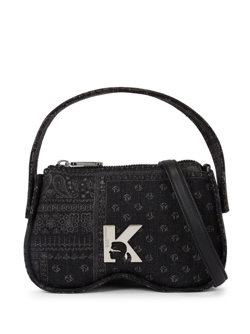 Karl Lagerfeld Jeans Borsa a mano Sunglasses denim - Nero