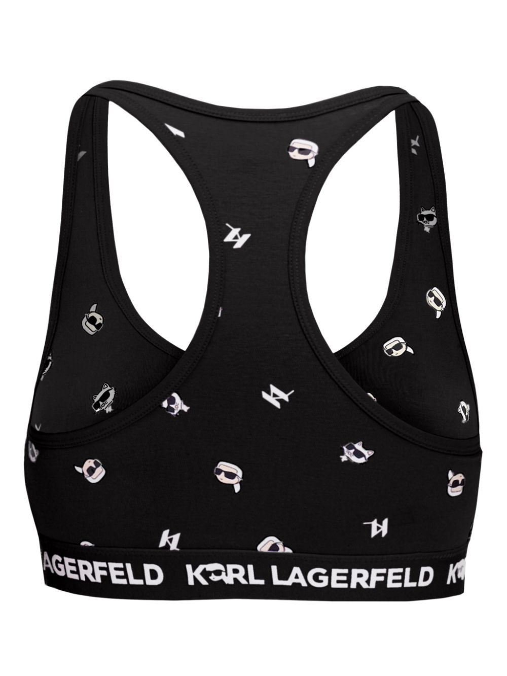 Karl Lagerfeld Ikonik 2.0 bralette - Zwart