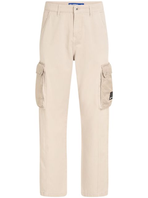 Karl Lagerfeld Jeans Utility straight-leg cargo trousers