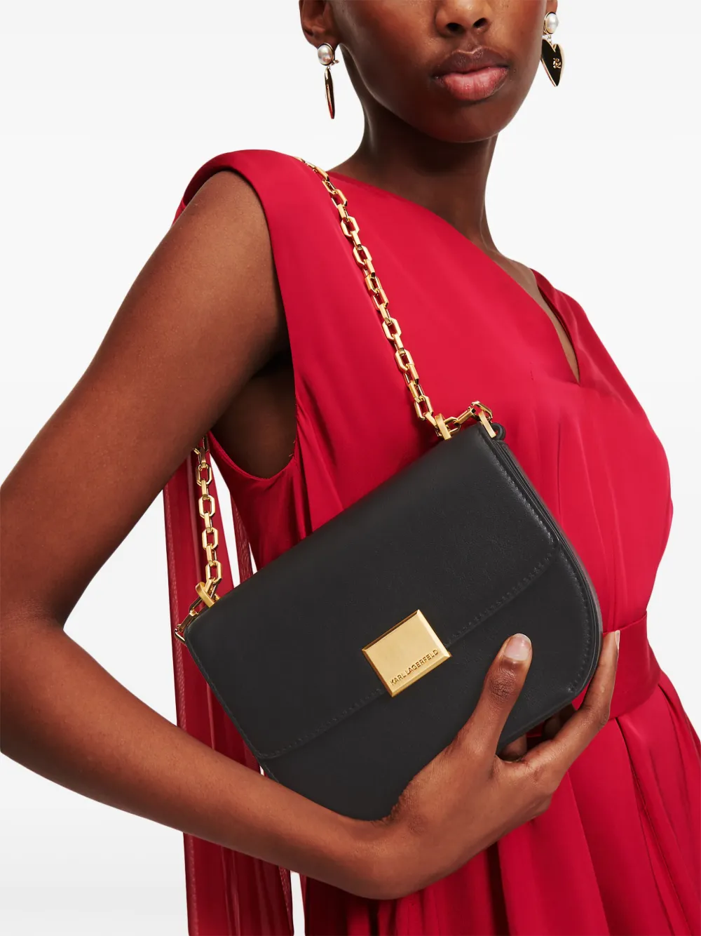 Karl Lagerfeld K/Forever kleine crossbodytas - Zwart