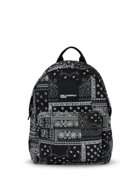 Karl Lagerfeld Jeans Urban Rucksack mit Bandana-Print